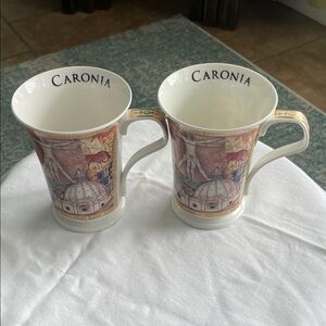 Commemorative memorabilia Caronia Millennium2000edition 2 Mugs Umberto Banchelli